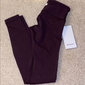 NWT Lululemon wunder under leggings size 2